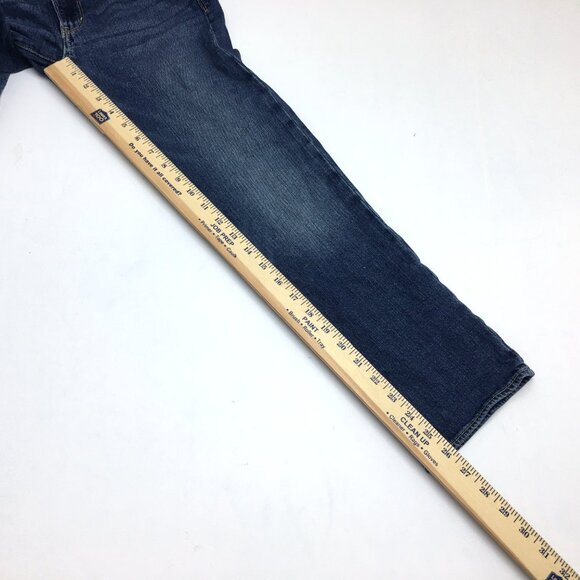 American Eagle Outfitters Artist Jeans Straight Leg Low Rise size 2 length 26" - Picture 7 of 8